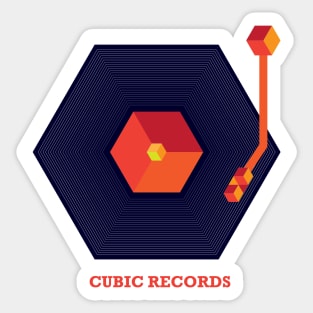 Cubic Records Sticker